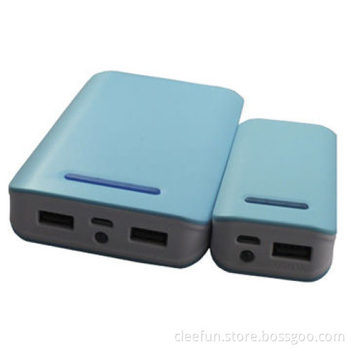 Dual USB Port Power Banks with LED Light indicator, Optional Sizes are Available